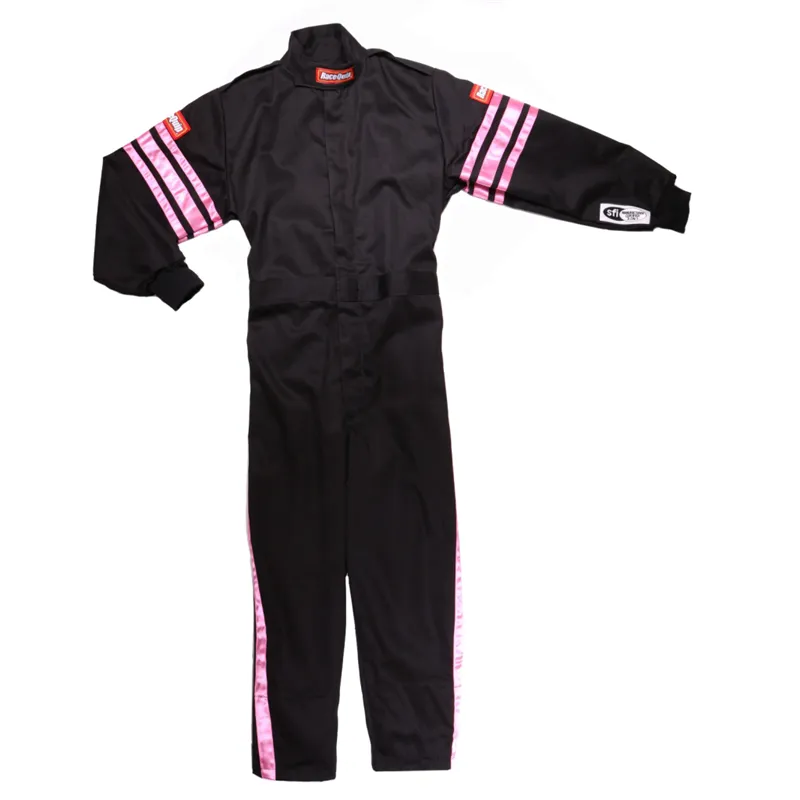 RaceQuip Pink Trim SFI-1 JR. Suit - KXSM RaceQuip Pink Trim SFI-1 JR. Suit - KXSM