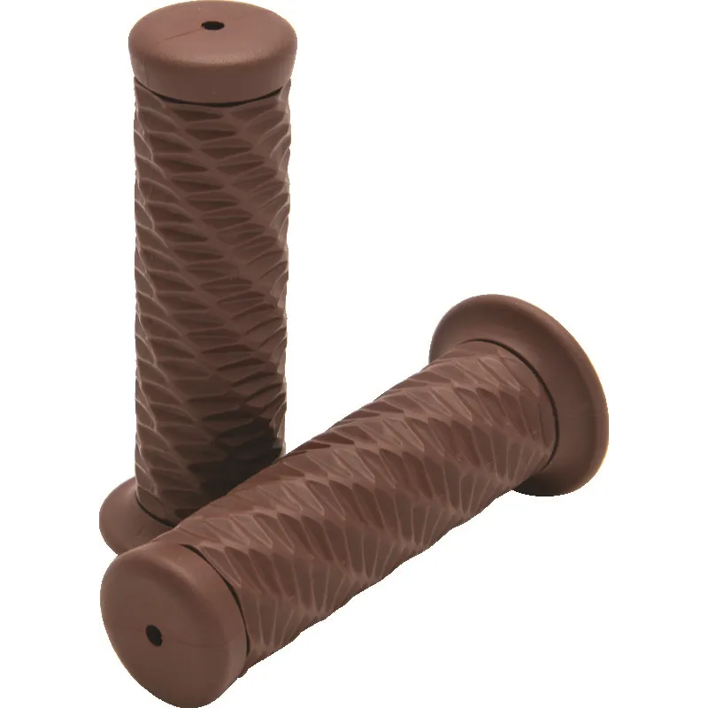 Bikers Choice 1 Inch Brown Spiral Grip Bikers Choice 1 Inch Brown Spiral Grip