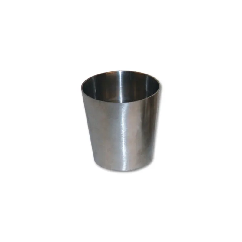 Vibrant 2in x 2.5in T304 SS Straight Reducer 2in long Vibrant 2in x 2.5in T304 SS Straight Reducer 2in long