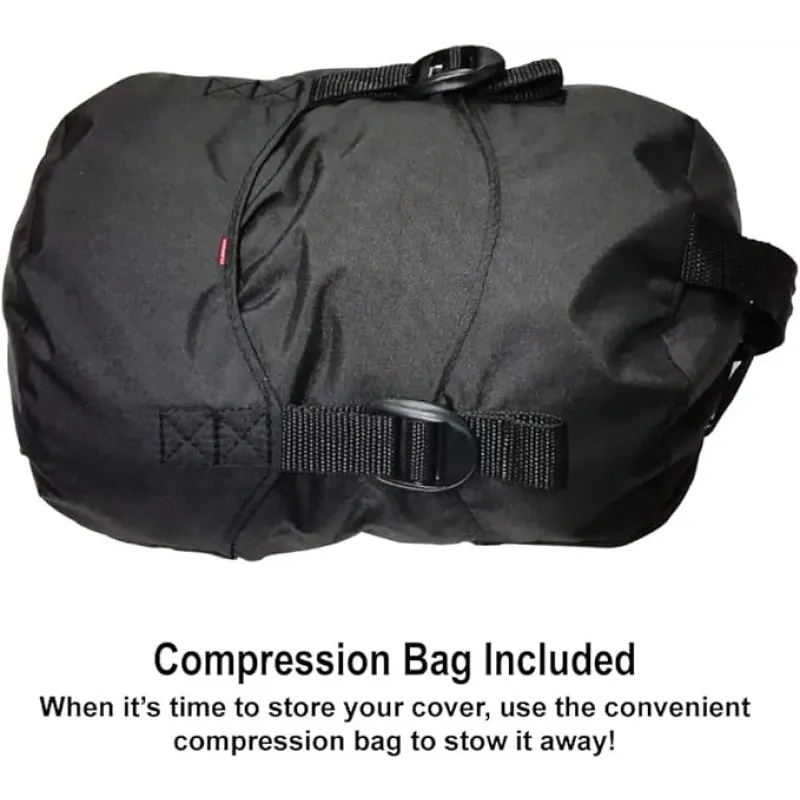 Dowco WeatherAll Plus Ratchet Motorcycle Cover Black - Large Dowco WeatherAll Plus Ratchet Motorcycle Cover Black - Large