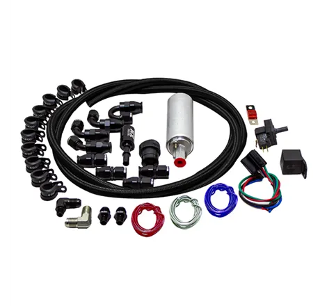 Snow Performance Supplemental Fuel System (Black Nylon Braided Stainless Line)