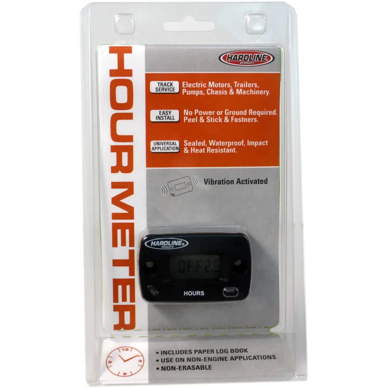 Hardline Hour Meter Vibration Activated Hardline Hour Meter Vibration Activated