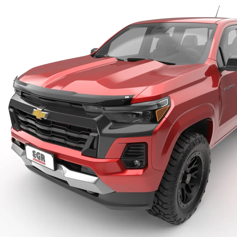 EGR 16-24 Nissan Titan XD Superguard Hood Guard - Dark Smoke EGR 16-24 Nissan Titan XD Superguard Hood Guard - Dark Smoke