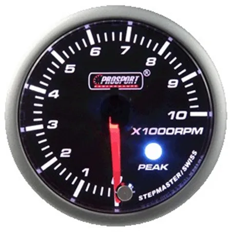 Prosport 52mm Analogue Tachometer Gauge with Peak Recall Prosport - 3