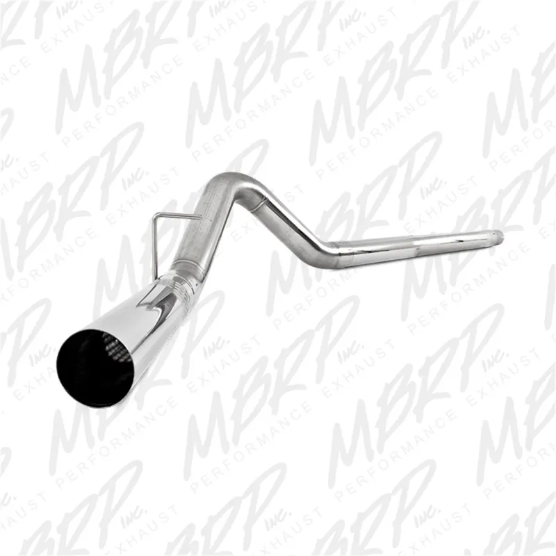 MBRP 2008-2010 Ford F250/350/450 6.4L 4in Filter Back Single No Tip Exhaust System MBRP 2008-2010 Ford F250/350/450 6.4L 4in Filter Back Single No Tip Exhaust System
