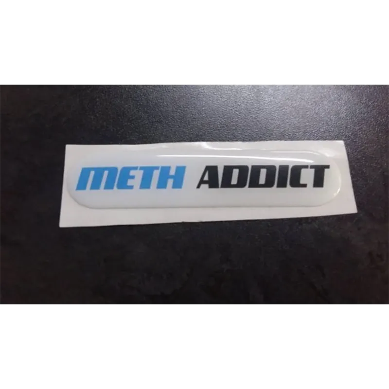 Meth Addict Dome Sticker Cool Boost Systems - 1