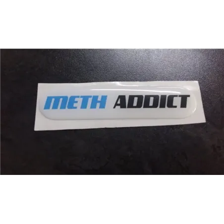 Meth Addict Dome Sticker Cool Boost Systems - 1