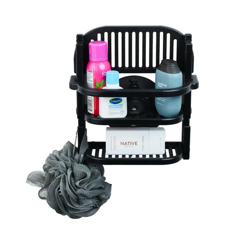 SeaSucker Shower Caddy - Black SeaSucker Shower Caddy - Black