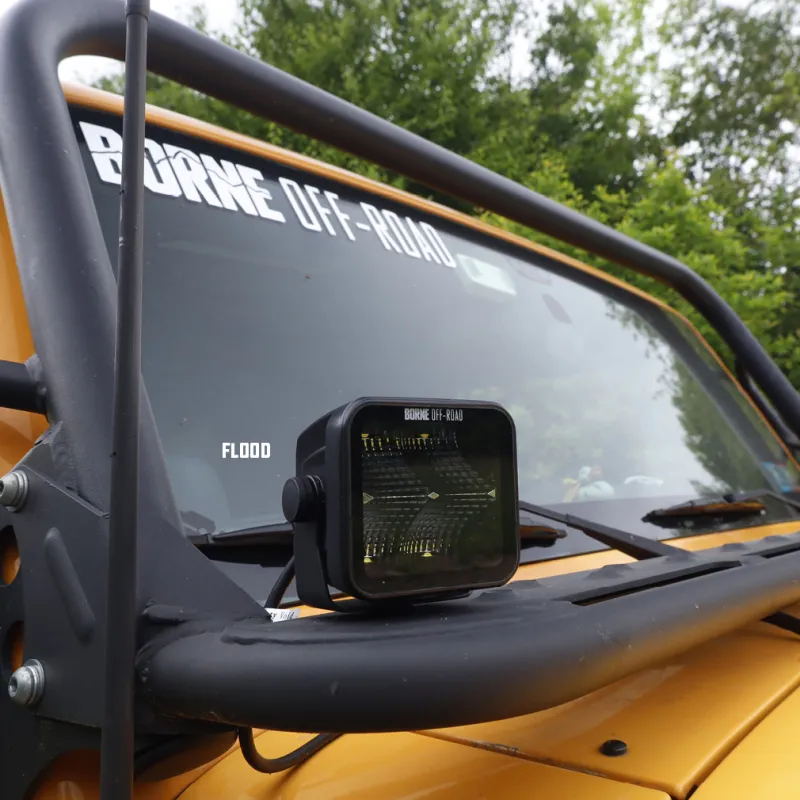 Borne Off-Road Light Pods (Kit of 2) 3x3 Spot Borne Off-Road Light Pods (Kit of 2) 3x3 Spot