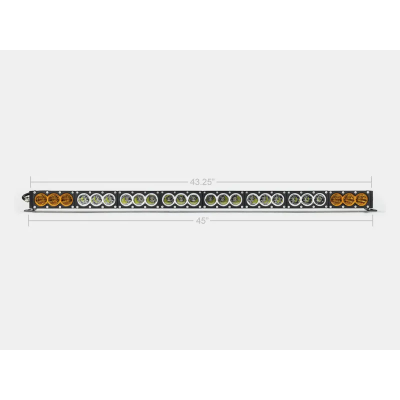 Cali Raised 43 Amber/White Dual Function Led Bar - No Wire Harness / No Switch Cali Raised 43 Amber/White Dual Function Led Bar - No Wire Harness / No Switch