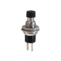 Momentary Push Button Switch - Black