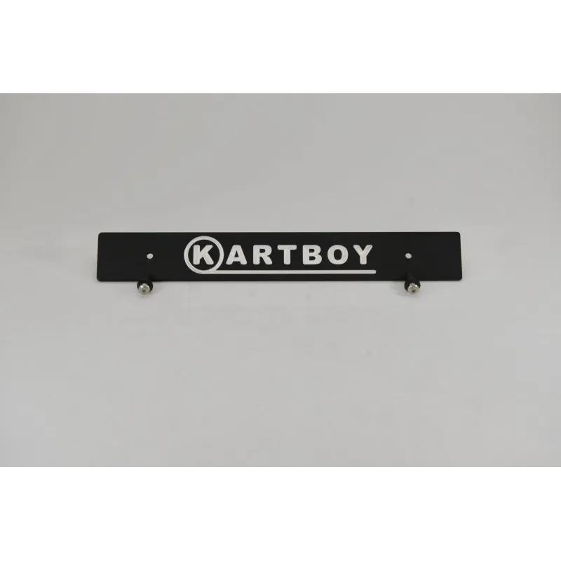 Kartboy Front License Plate Delete - Black Kartboy Front License Plate Delete - Black