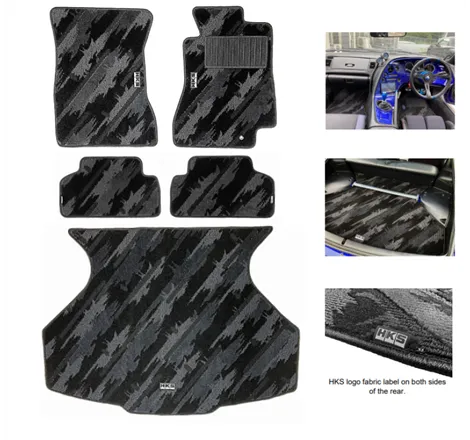 HKS FLOOR MATS JZA80 FULL SET OCT RHD