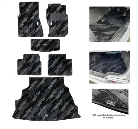 HKS FLOOR MATS BNR32 FULL SET OCT RHD