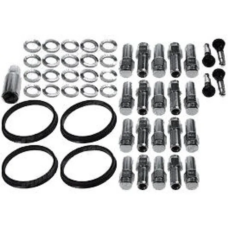 Race Star 7/16in GM Closed End Deluxe Lug Kit - 20 PK Race Star 7/16in GM Closed End Deluxe Lug Kit - 20 PK