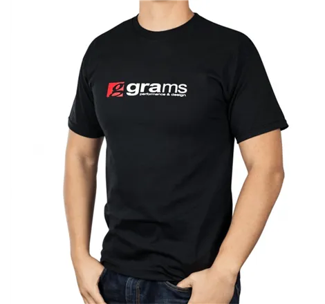 Grams Performance and Design Logo Black T-Shirt - L