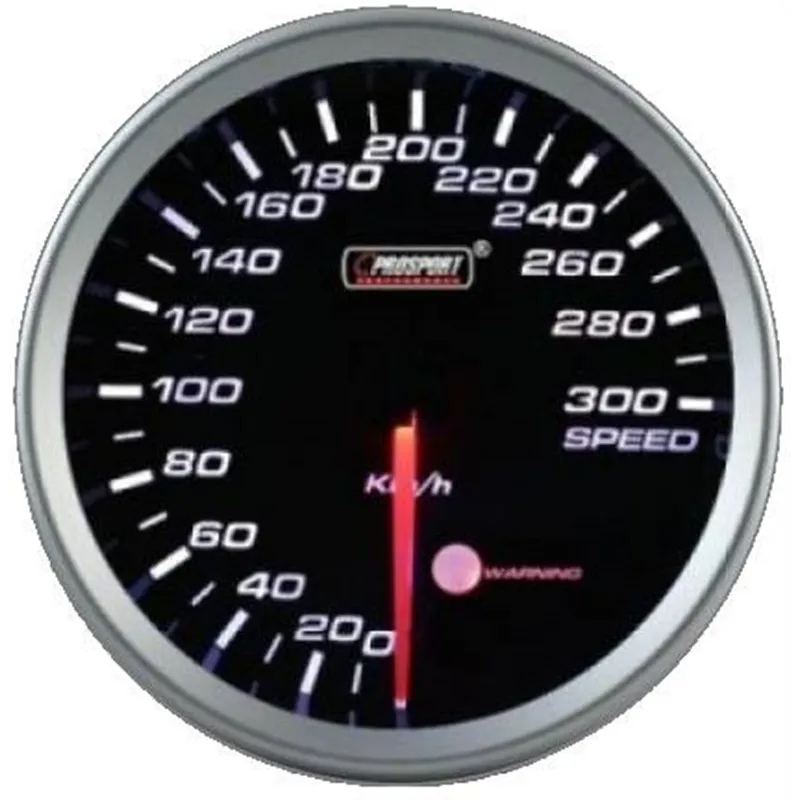 Prosport 80mm Analogue Speedometer with LED Display Prosport - 1