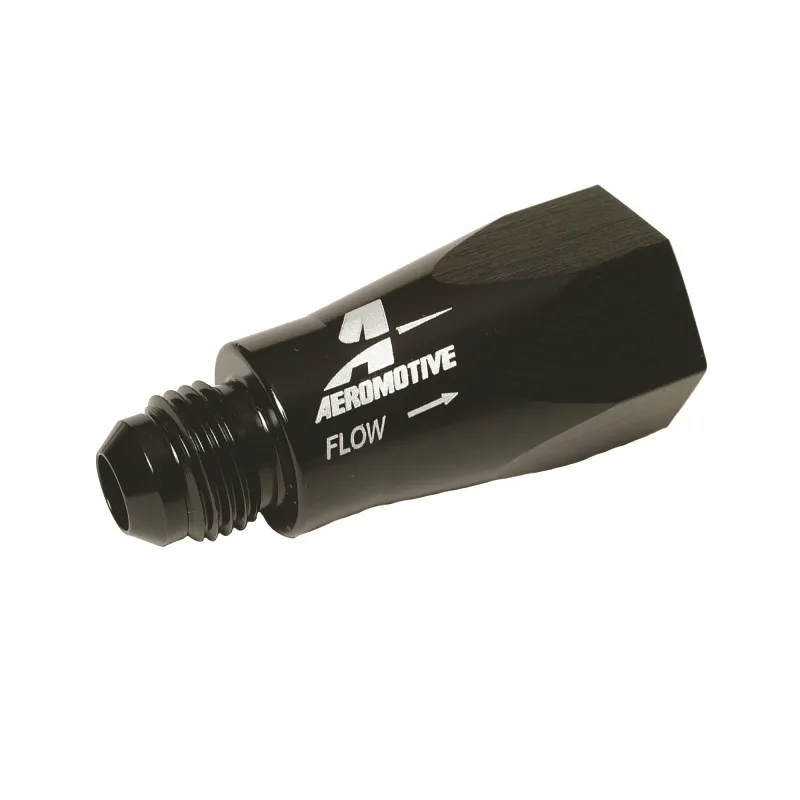 Aeromotive In-Line Full Flow Check Valve (Male -6 AN Inlet / Female -6 AN Outlet) Aeromotive In-Line Full Flow Check Valve (Male -6 AN Inlet / Female -6 AN Outlet)
