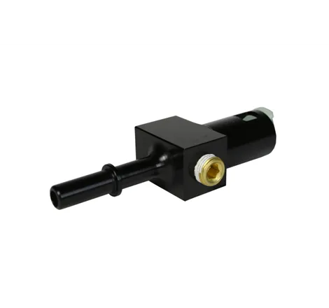 Aeromotive 5/16in Quick Connect with AN-06 port and 1/8in gauge port