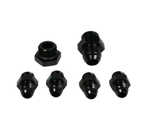 Aeromotive A4 Regulator Fitting Kit (for two (2) carbs) (4) AN-06/(1) AN-10/(1) AN-10 Plug)