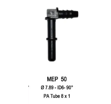 Quick Release 7.89M to 8mm Barb 90 Degree Cool Performance Products - 2