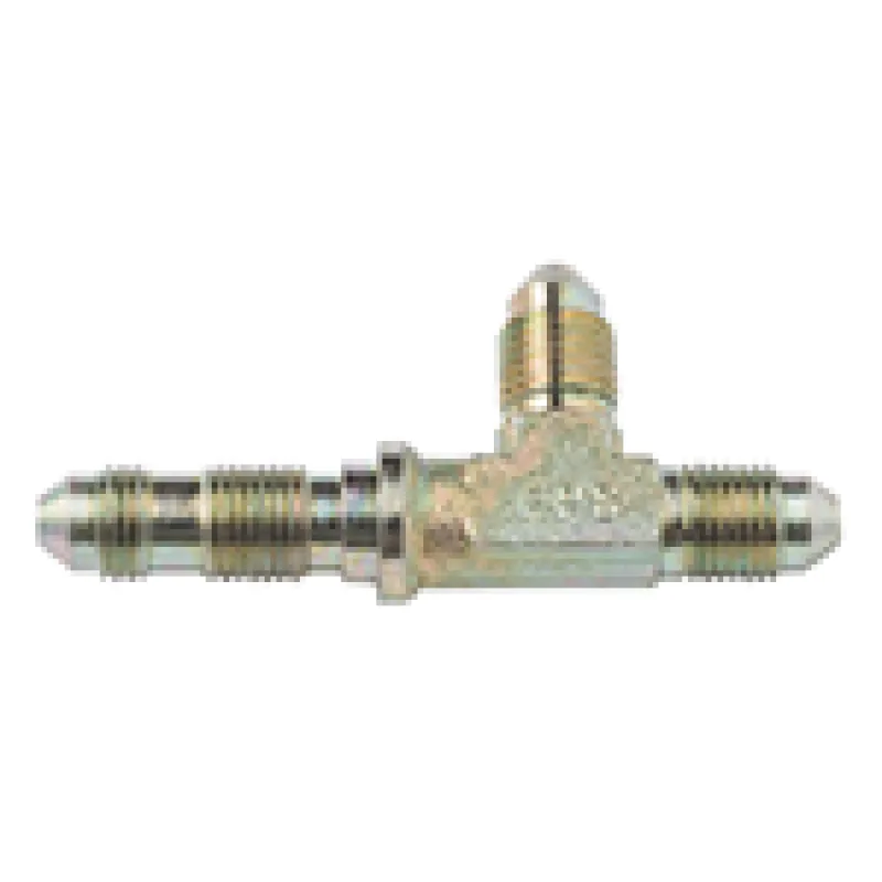 Fragola -3AN Steel Bulkhead Tee - On Run Fragola -3AN Steel Bulkhead Tee - On Run