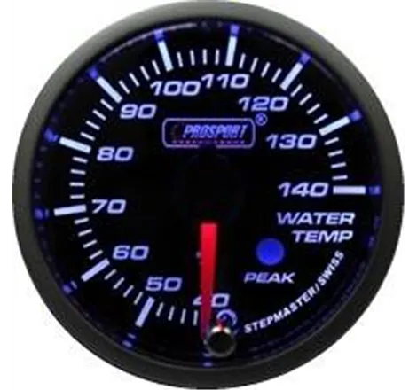 Prosport 52mm Analogue Water Temperature Gauge with Peak Recall Prosport - 1