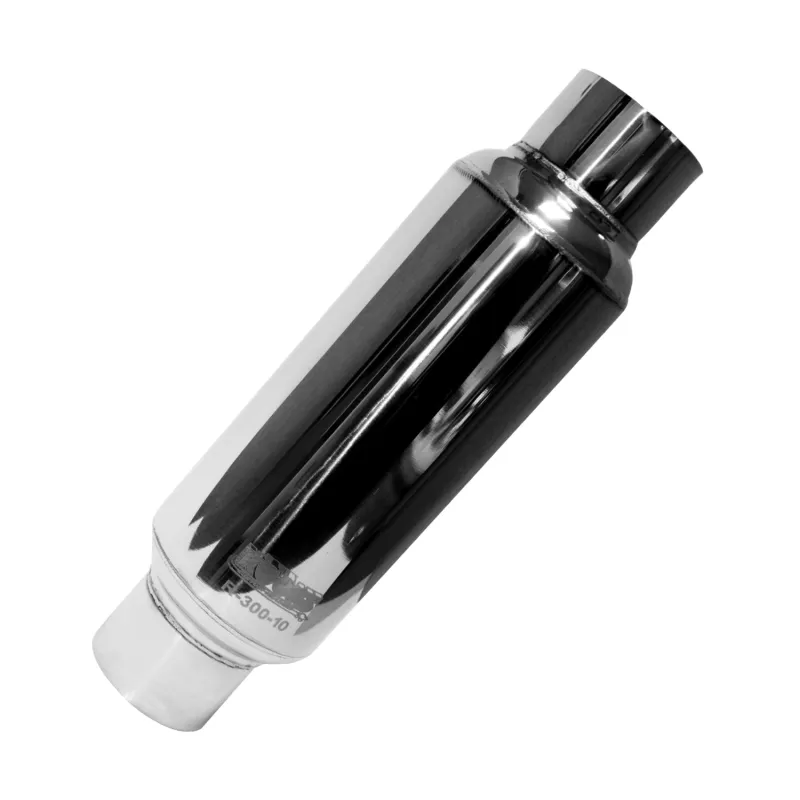 Kooks Universal 3.5 in Round Muffler 10in Long. Pol SS (Stafford Spec Muffler) Kooks Universal 3.5 in Round Muffler 10in Long. Pol SS (Stafford Spec Muffler)