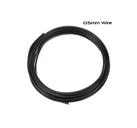 0.5mm Black Multistrand Wire