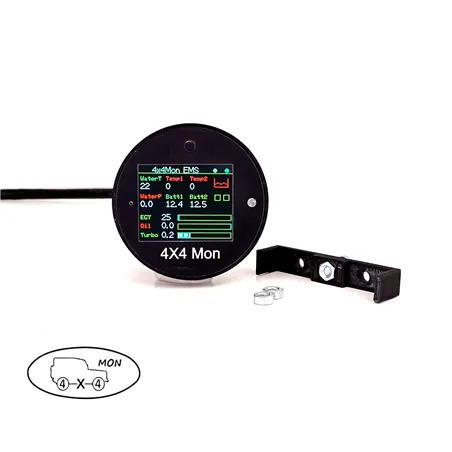 4x4Mon 52mm Round Dash Mount Display