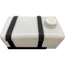 Cool Boost 6.5L White Tank with baseplate and bolts