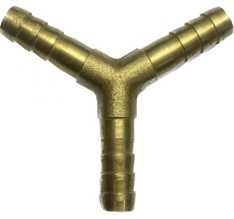 Brass 8mm Equal Y-Tee Piece