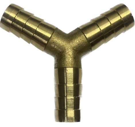 Brass 10mm Equal Y-Tee Piece