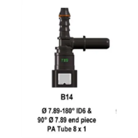 Quick Release 7.89F to 7.89M and 8mm Barb Cool Performance Products - 1